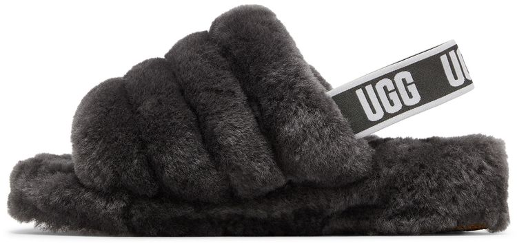 Wmns Fluff Yeah Slide Charcoal