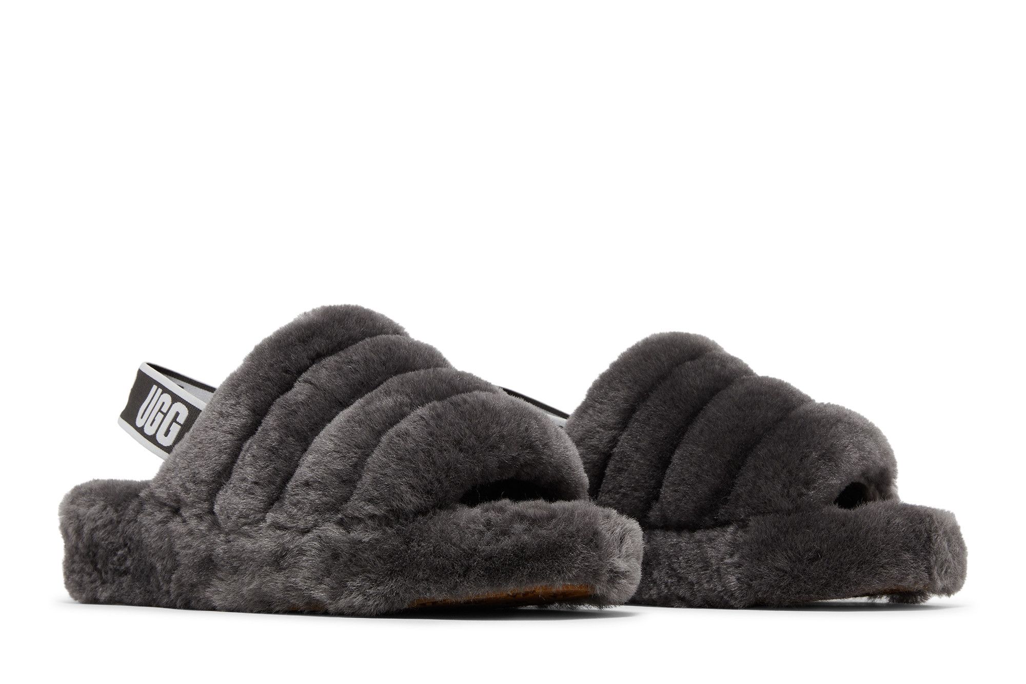 Buy Wmns Fluff Yeah Slide 'Charcoal' - 1095119 CHRC | GOAT