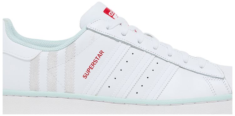 Adidas Superstar White Almost Blue