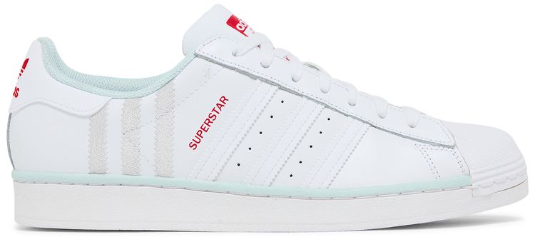 Adidas Superstar White Almost Blue