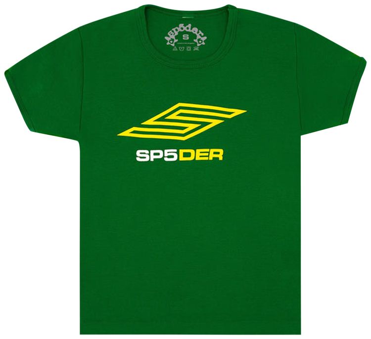 Sp5der Pro Baby Tee Green