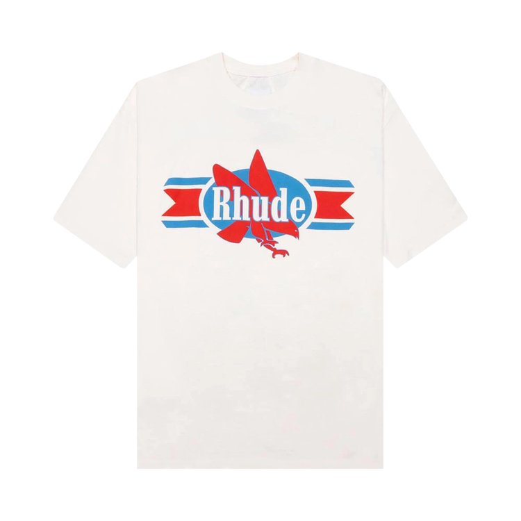 Rhude Chevron Eagle Tee Vintage White