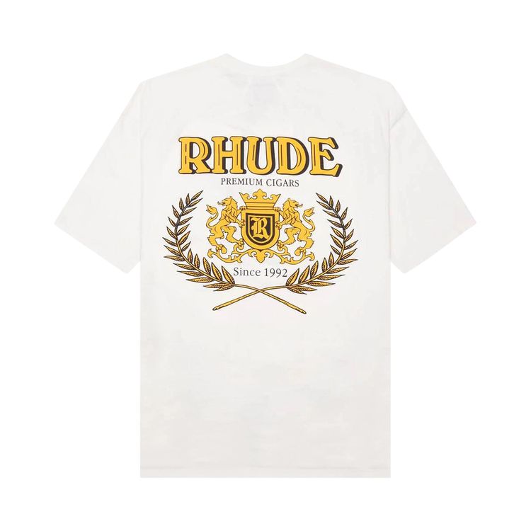 Rhude Cresta Cigar Tee Vintage White