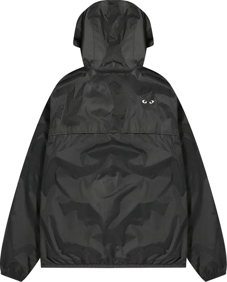 Comme des Garcons PLAY K Way Emblem Jacket Black