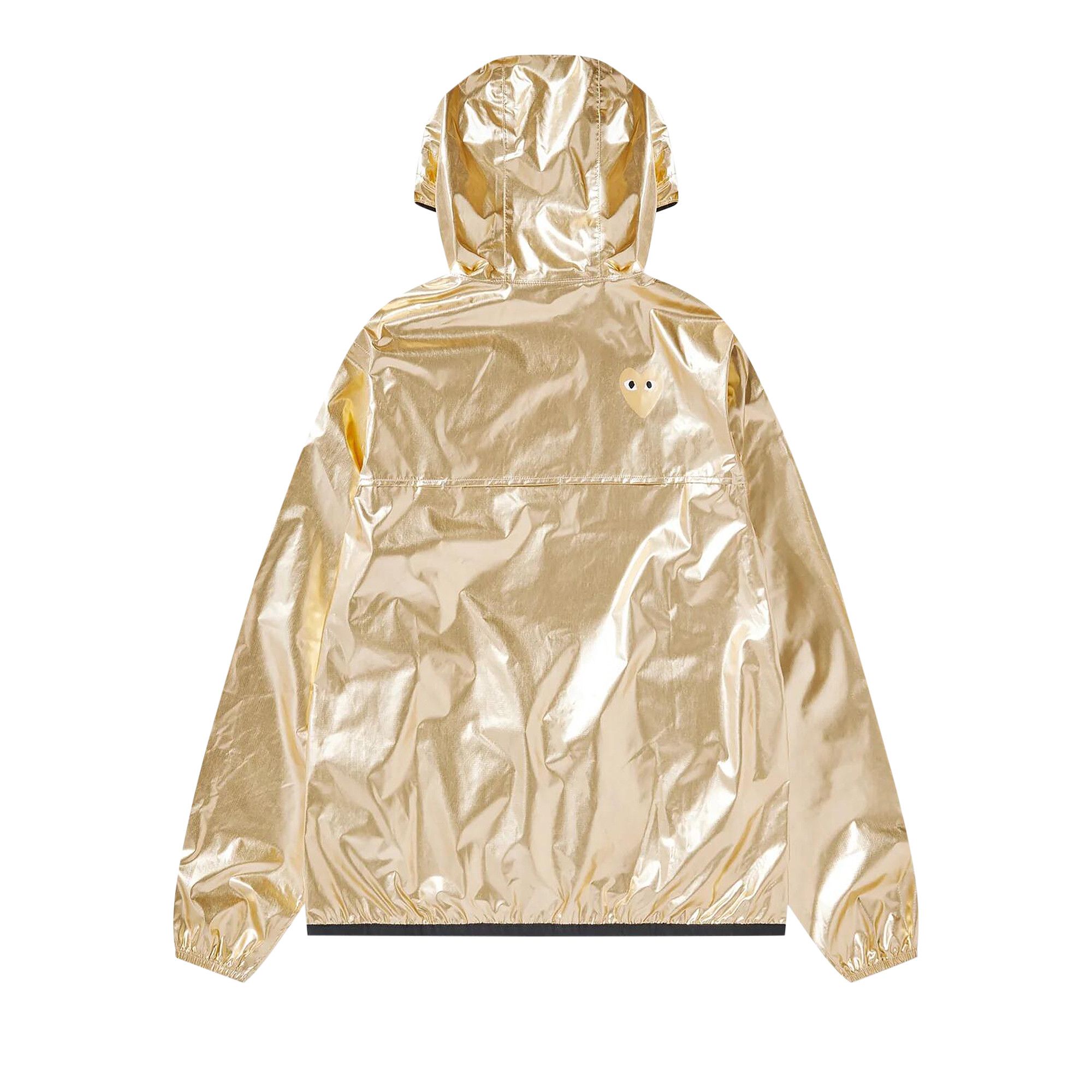 Gold and silver nike jacket top