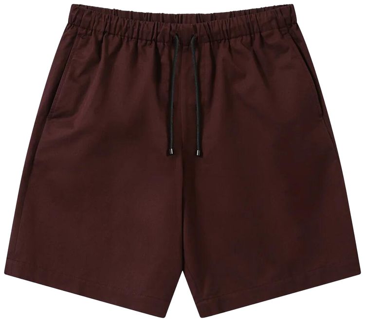Dries Van Noten Drawstring Shorts Wine