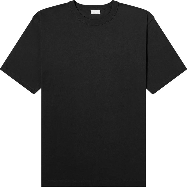 Dries Van Noten Medium Fitted T Shirt Black