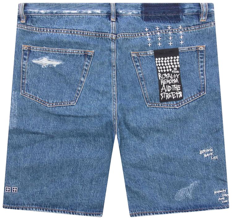 Ksubi Anti K Short Mid Blue