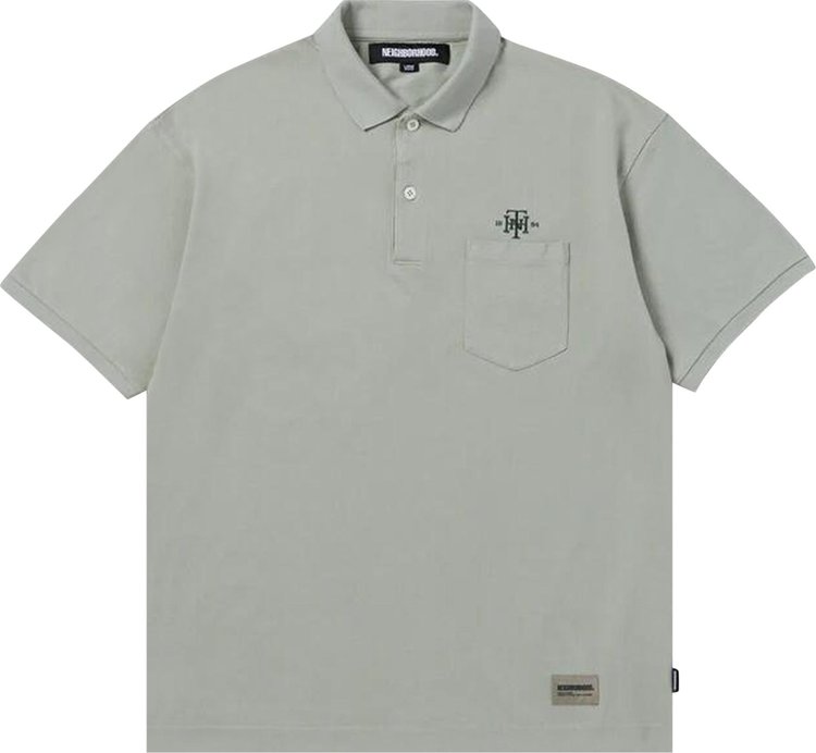 Neighborhood Pique Polo Shirt Sage