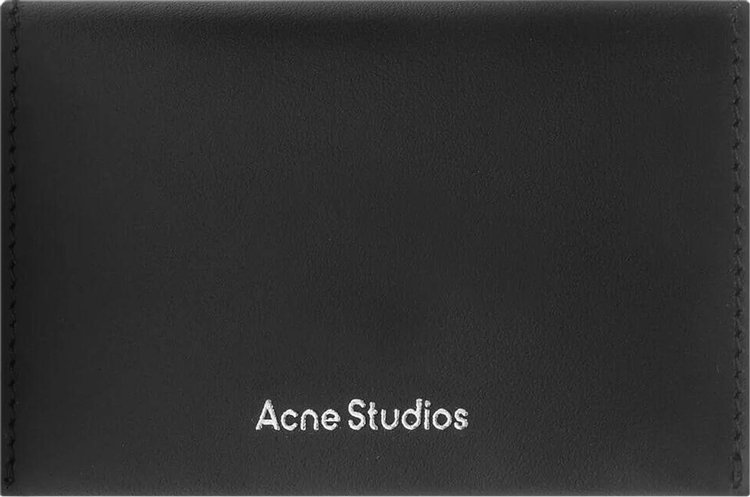 Acne Studios Fold Card Holder Black