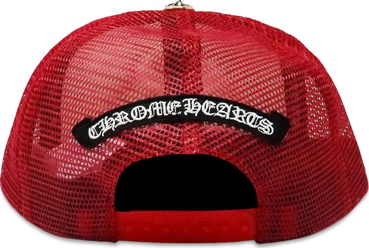 Chrome Hearts Multi Cross Trucker Hat RedWhite