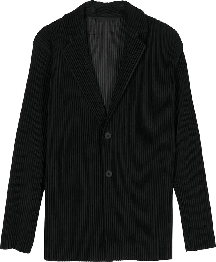 Homme Plisse Issey Miyake Tailored Pleats Jacket Black