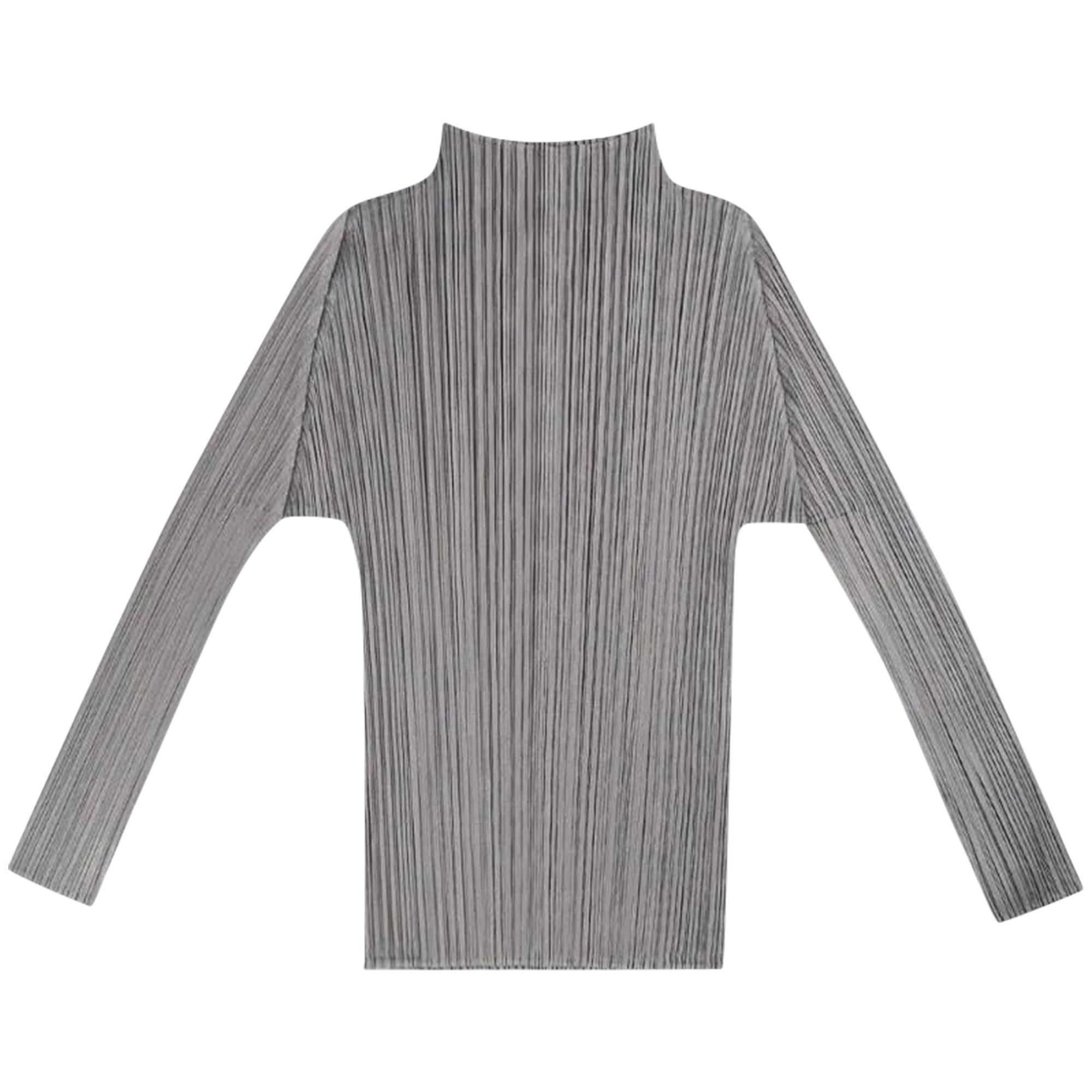 Buy Pleats Please Issey Miyake Basic Shirt 'Grey' - PP46JK104 12