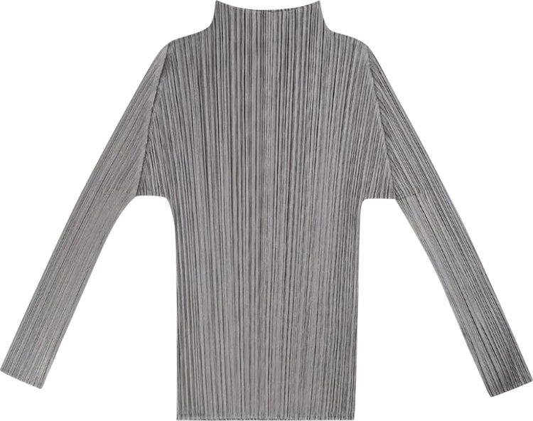 Pleats Please Issey Miyake Basic Shirt Grey