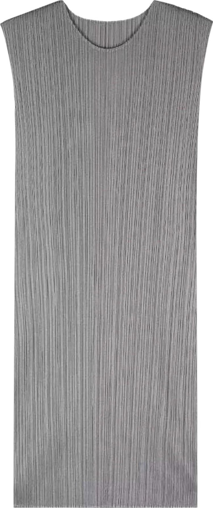 Pleats Please Issey Miyake Basics Dress Grey