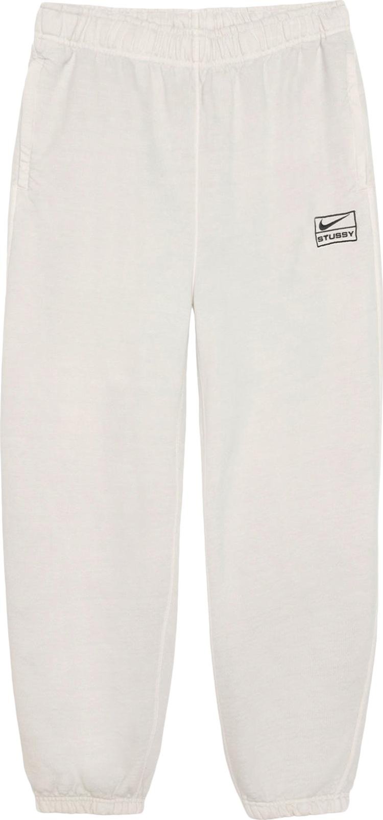 Nike x Stussy Stone Washed Fleece Pants Light Bone