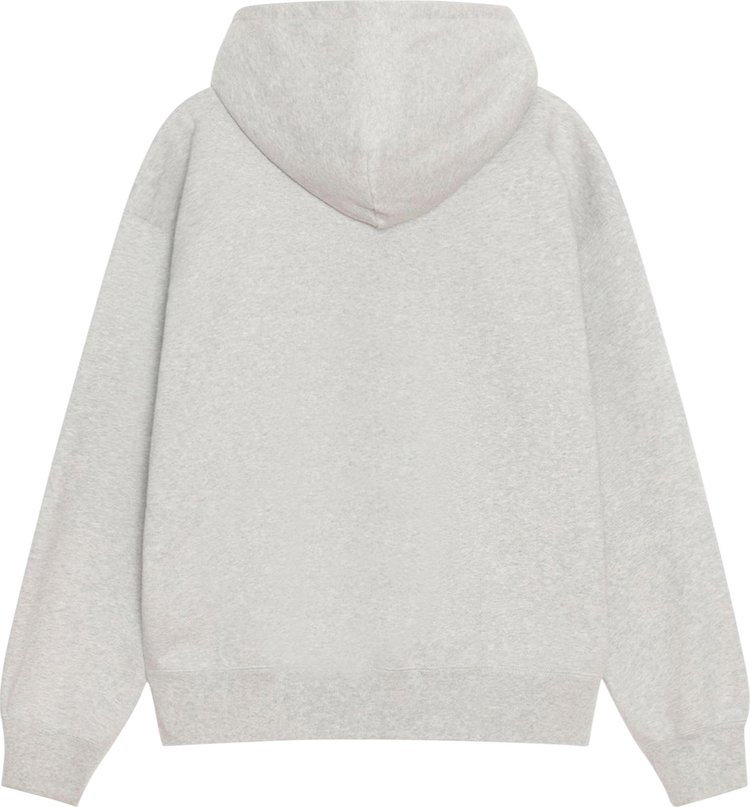 Nike x Stussy Stone Washed Fleece Zip Hoodie Grey Heather