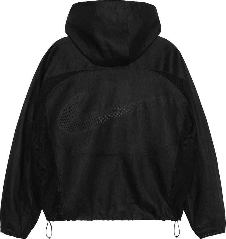 Nike x Stussy Linen Shell Jacket Black