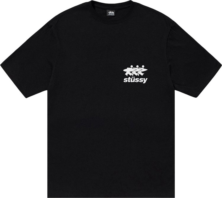 Stussy Surfwalk Tee Black