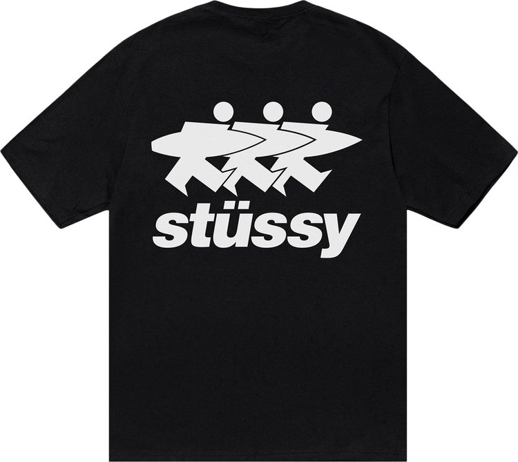 Stussy Surfwalk Tee Black