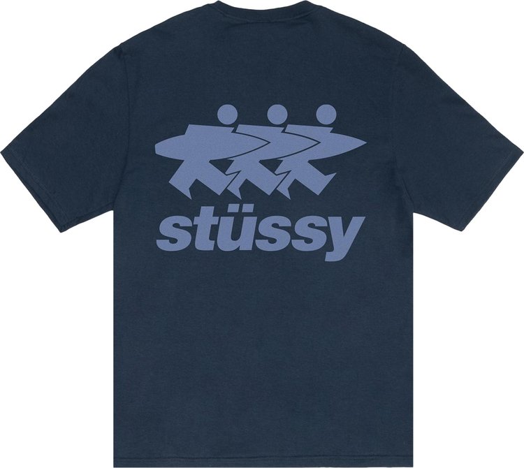 Stussy Surfwalk Tee Navy