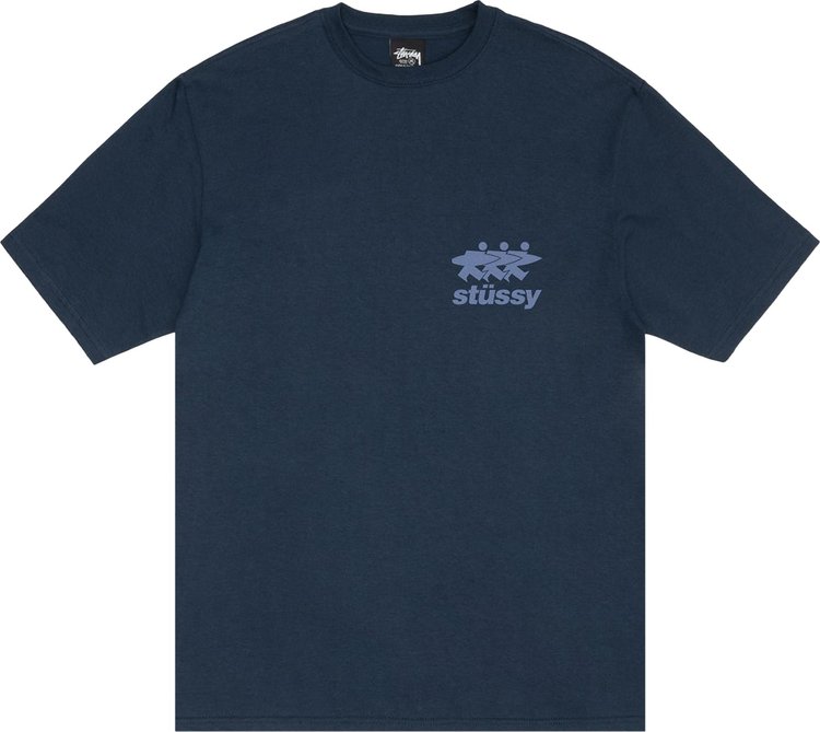 Stussy Surfwalk Tee Navy