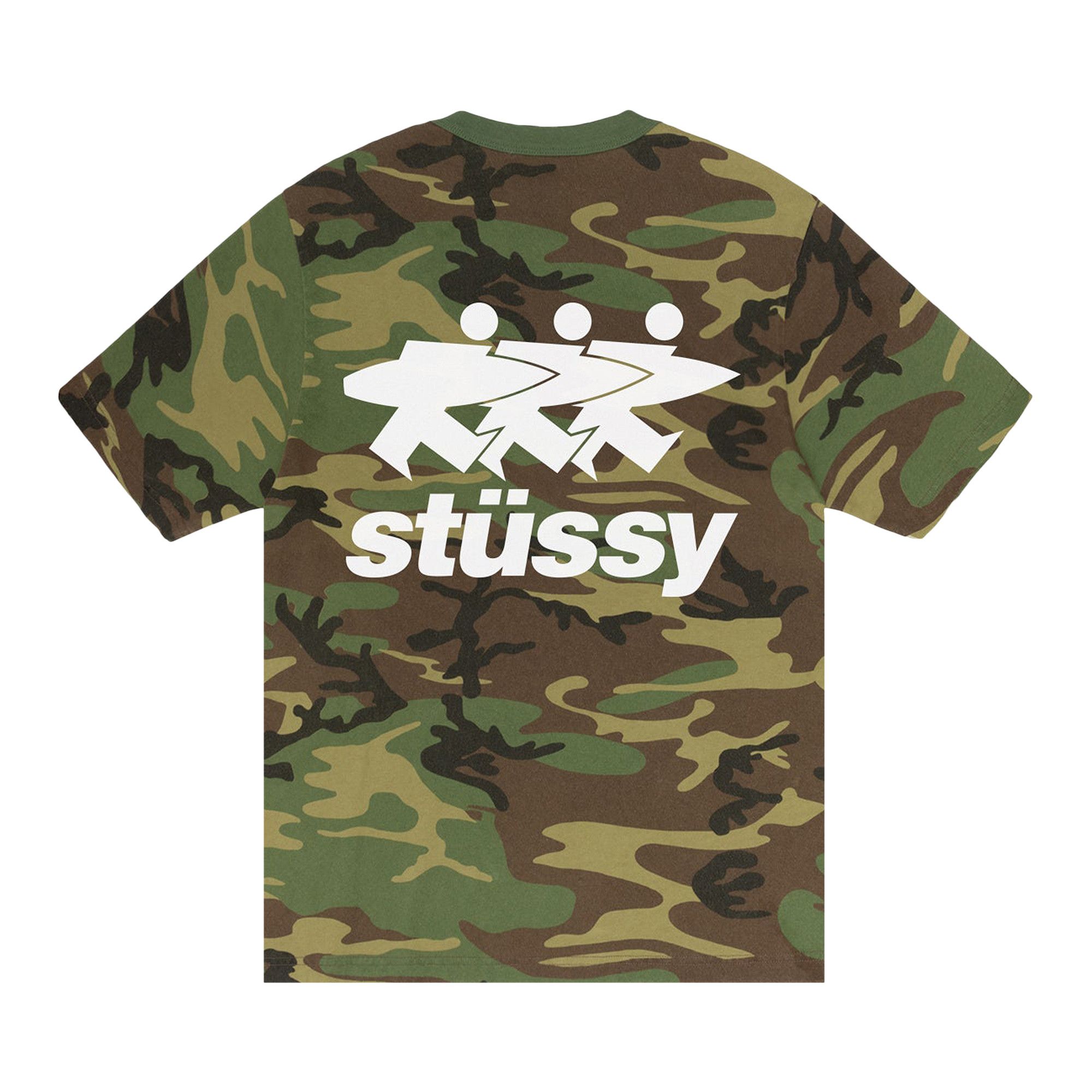 stussy 24ss SPORT SCRIPT TEE camo Mサイズ