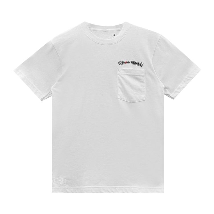 Chrome Hearts Las Vegas Exclusive Rolling Stones Pocket Tee White