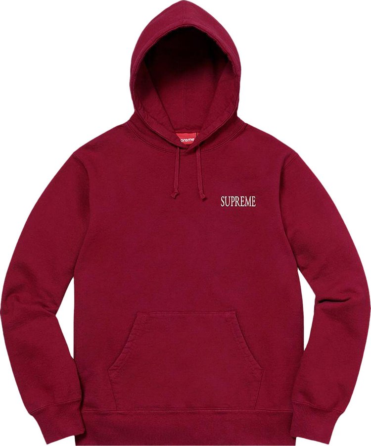 Supreme Decline Hooded Sweatshirt Cardinal