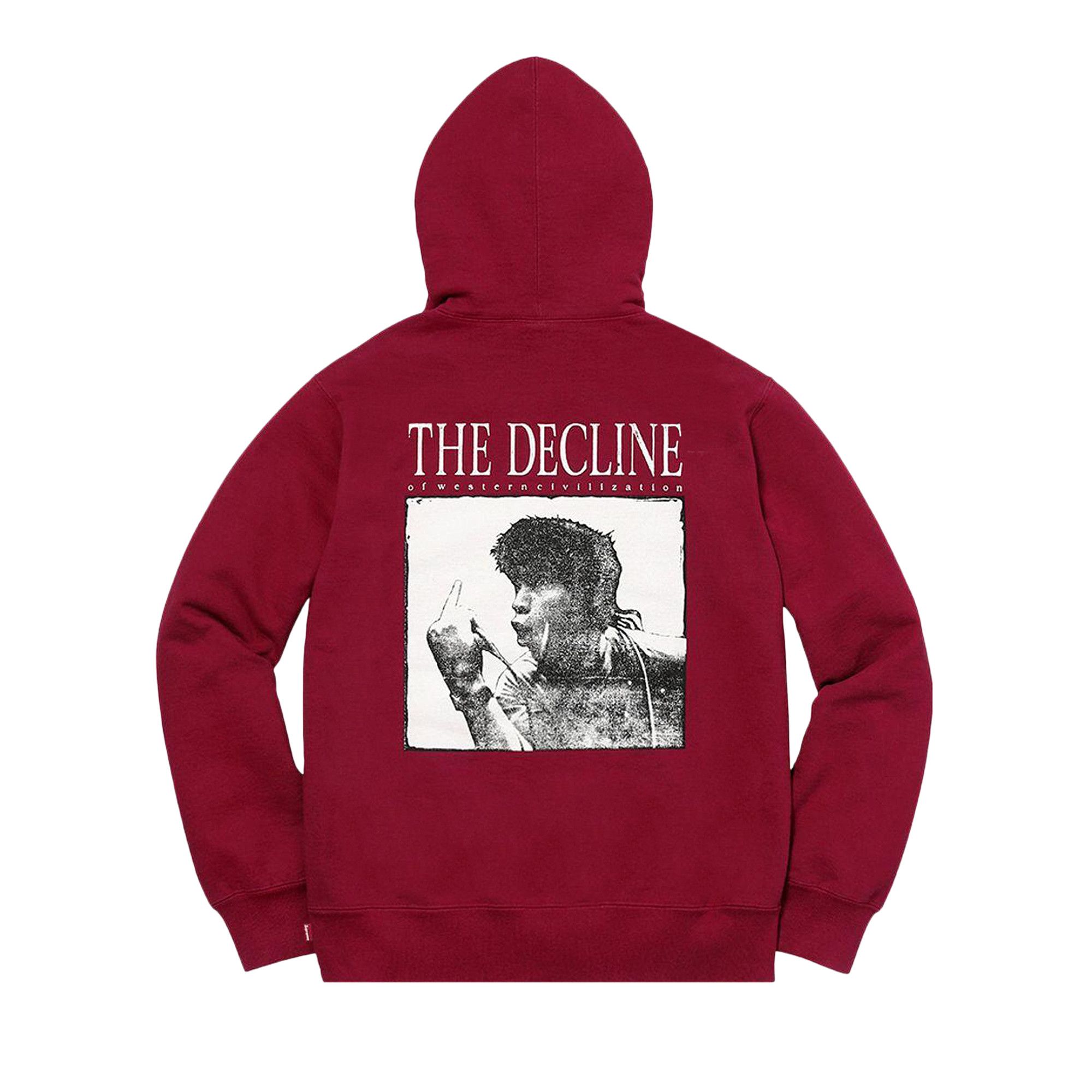 Supreme decline hoodie clearance
