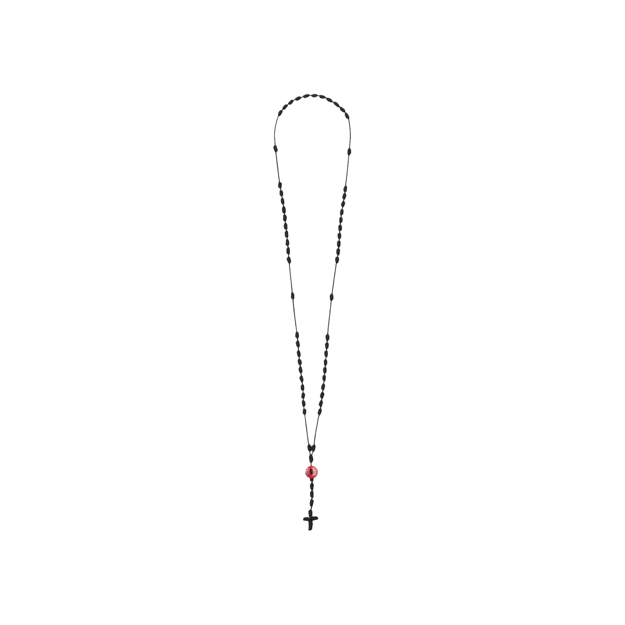 新品NEIGHBORHOOD 24ss CORD CROSS NECKLACE Neighborhood Cord Cross Necklace | Black | FARFETCH