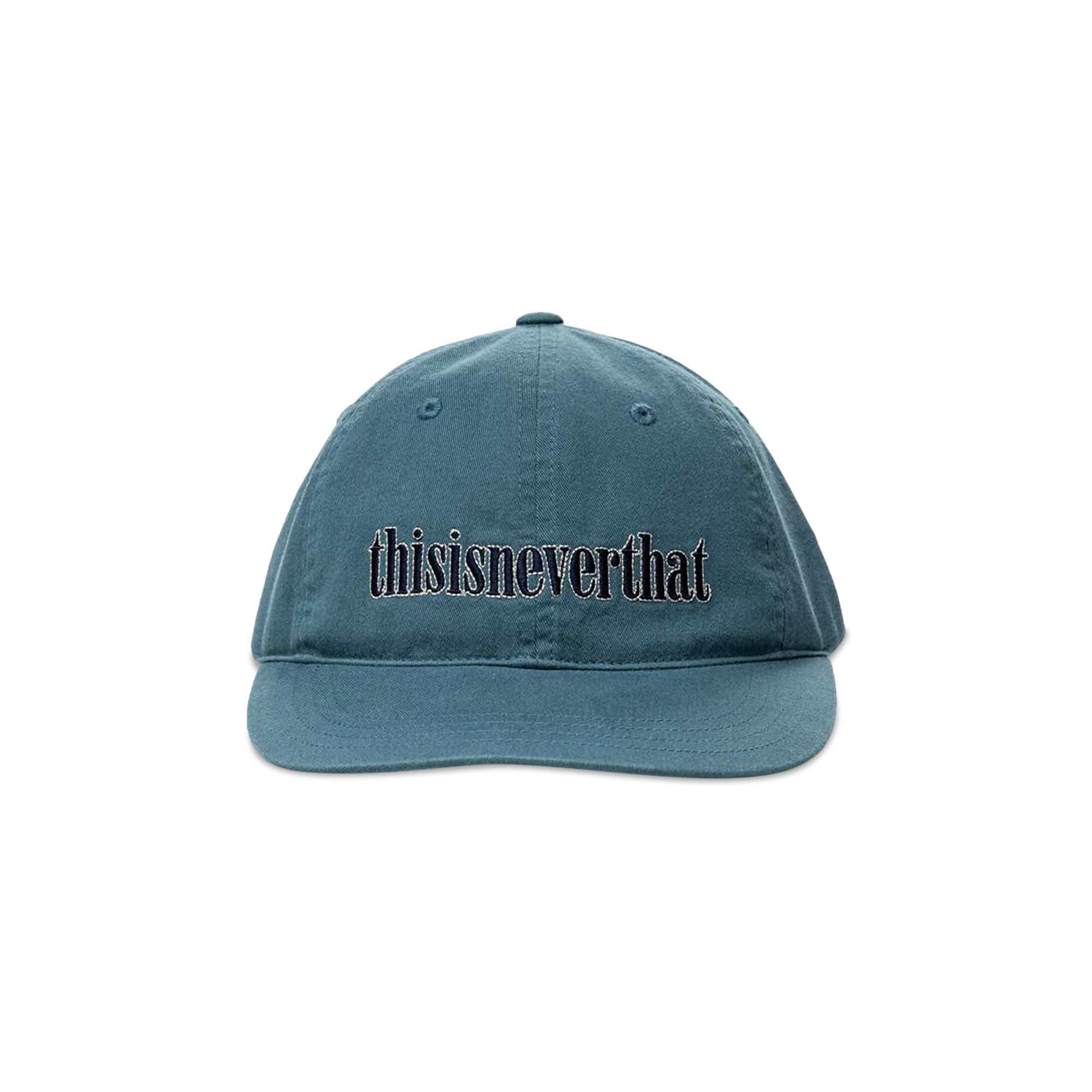 Buy thisisneverthat Double Stitch Onyx Cap 'Blue Green