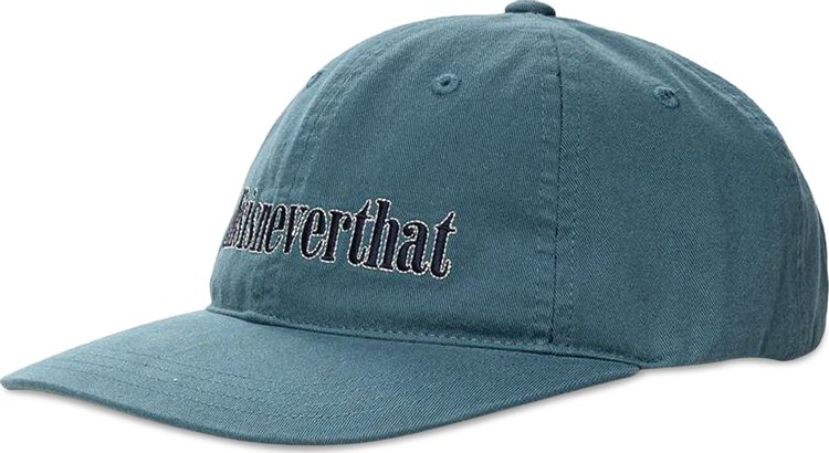 thisisneverthat Double Stitch Onyx Cap Blue Green