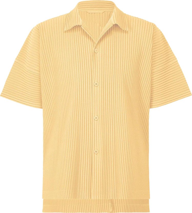 Homme Plisse Issey Miyake MC July Short Sleeve Vanilla Beige