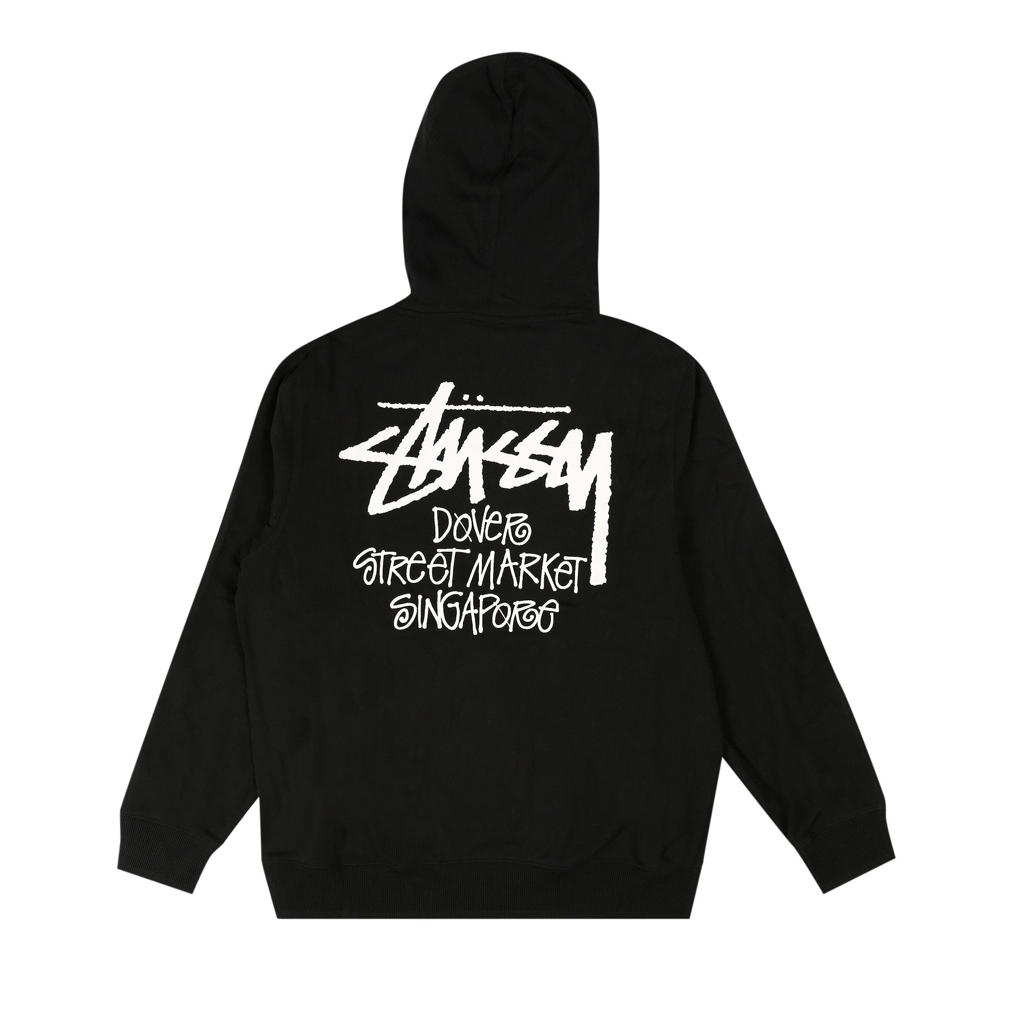 Buy Stussy Stock DSM Singapore Hoodie 'Black' - 3923629 BLAC | GOAT