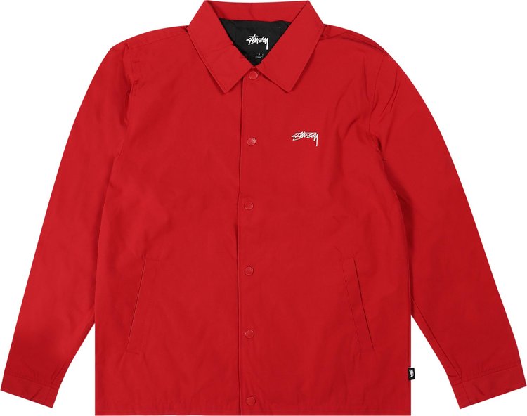 Stussy Classic Coach Jacket Burnt Red