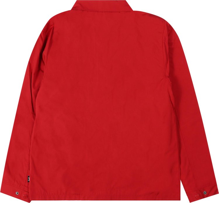 Stussy Classic Coach Jacket Burnt Red