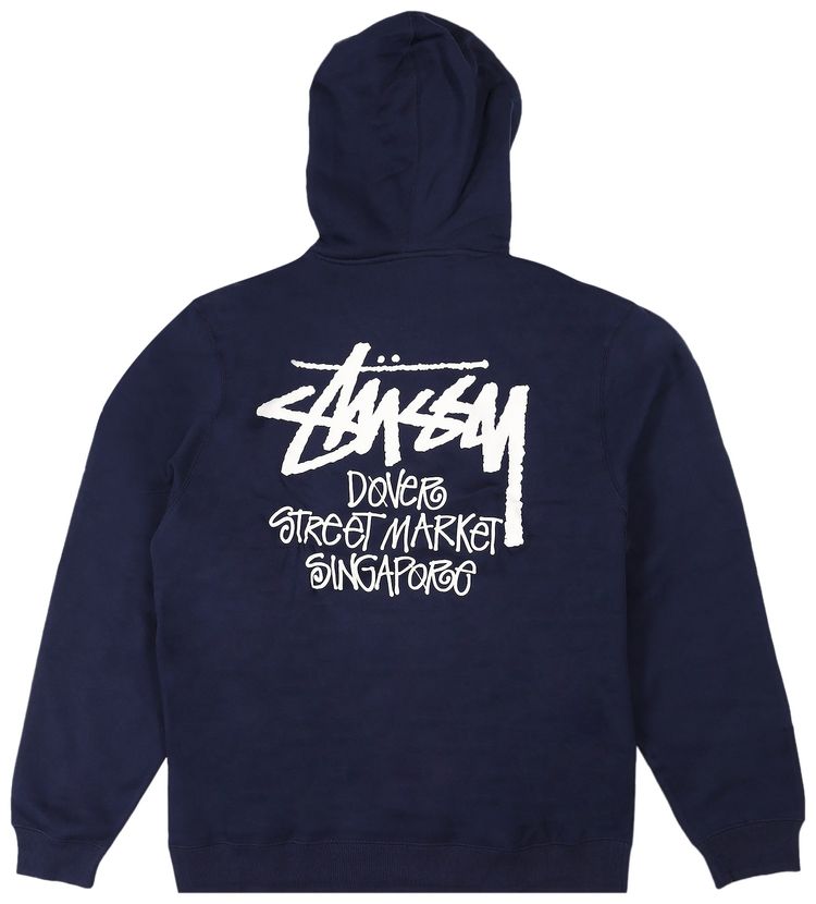 Stussy Stock DSM Singapore Hoodie Navy