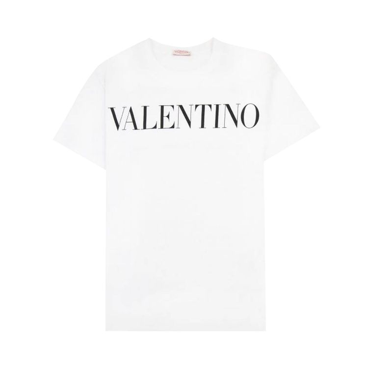 Valentino Crewneck T Shirt With Print White