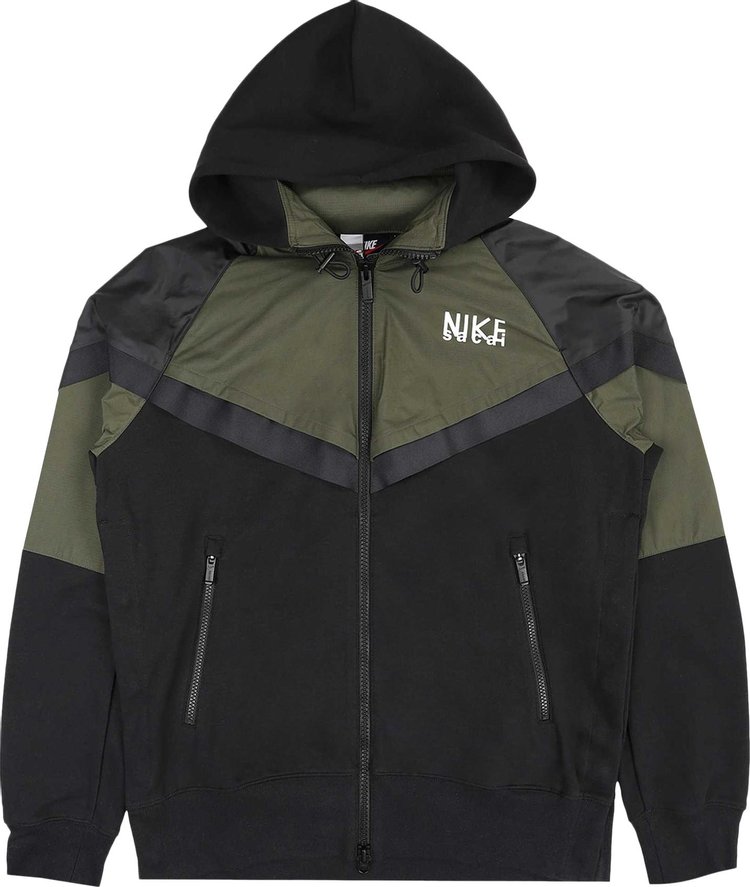 Nike x Sacai Full Zip Hoodie Black