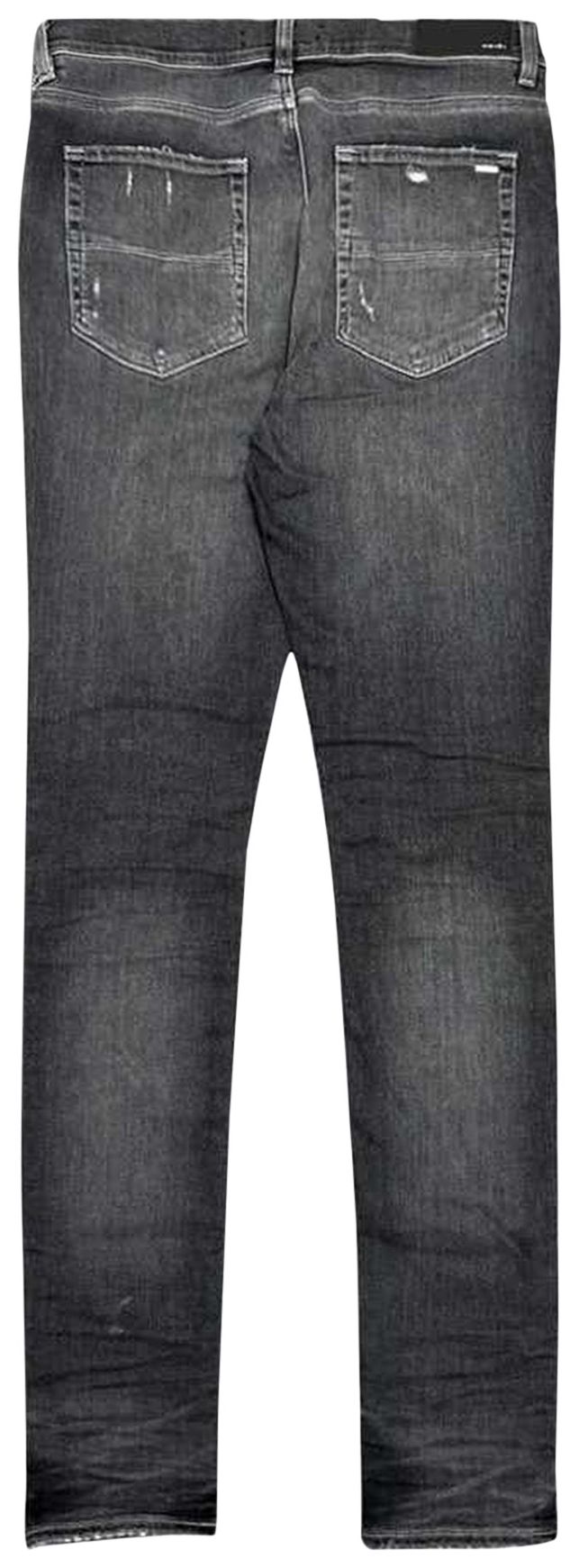 Amiri MX1 Leather Jean Storm Grey