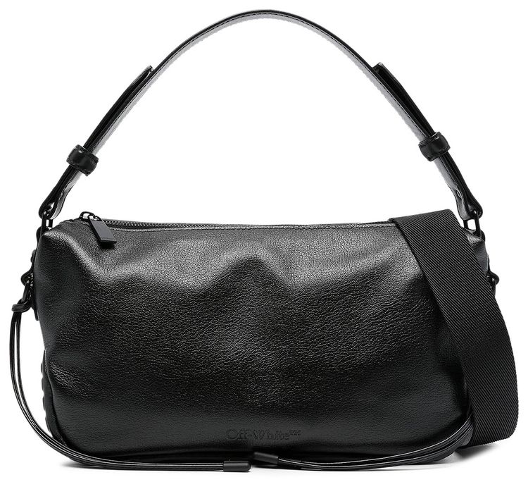 Off White Biker Tire Shoulder Bag Black