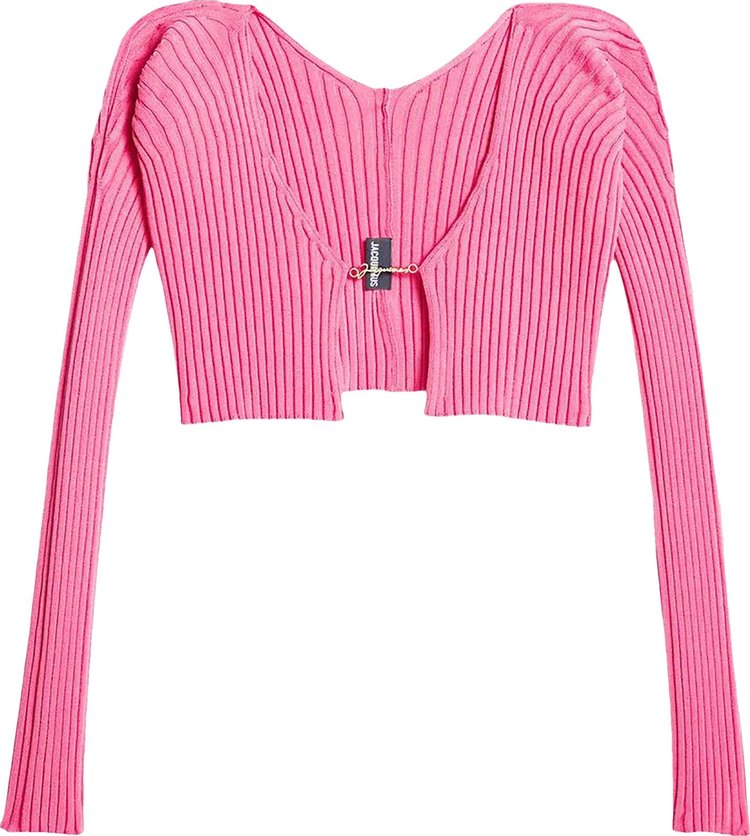 Jacquemus La Maille Pralu Neon Pink