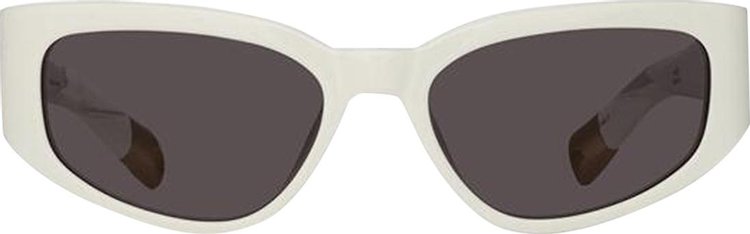 Jacquemus x Linda Farrow Gala Sunglasses White