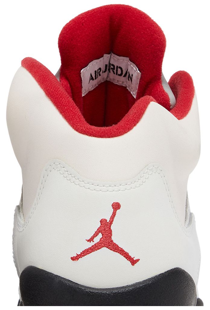 Air Jordan 5 Retro GS White Fire Red 2013