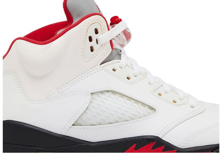 Air Jordan 5 Retro GS White Fire Red 2013