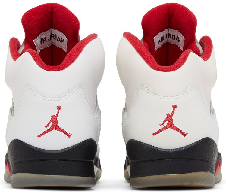 Air Jordan 5 Retro GS White Fire Red 2013