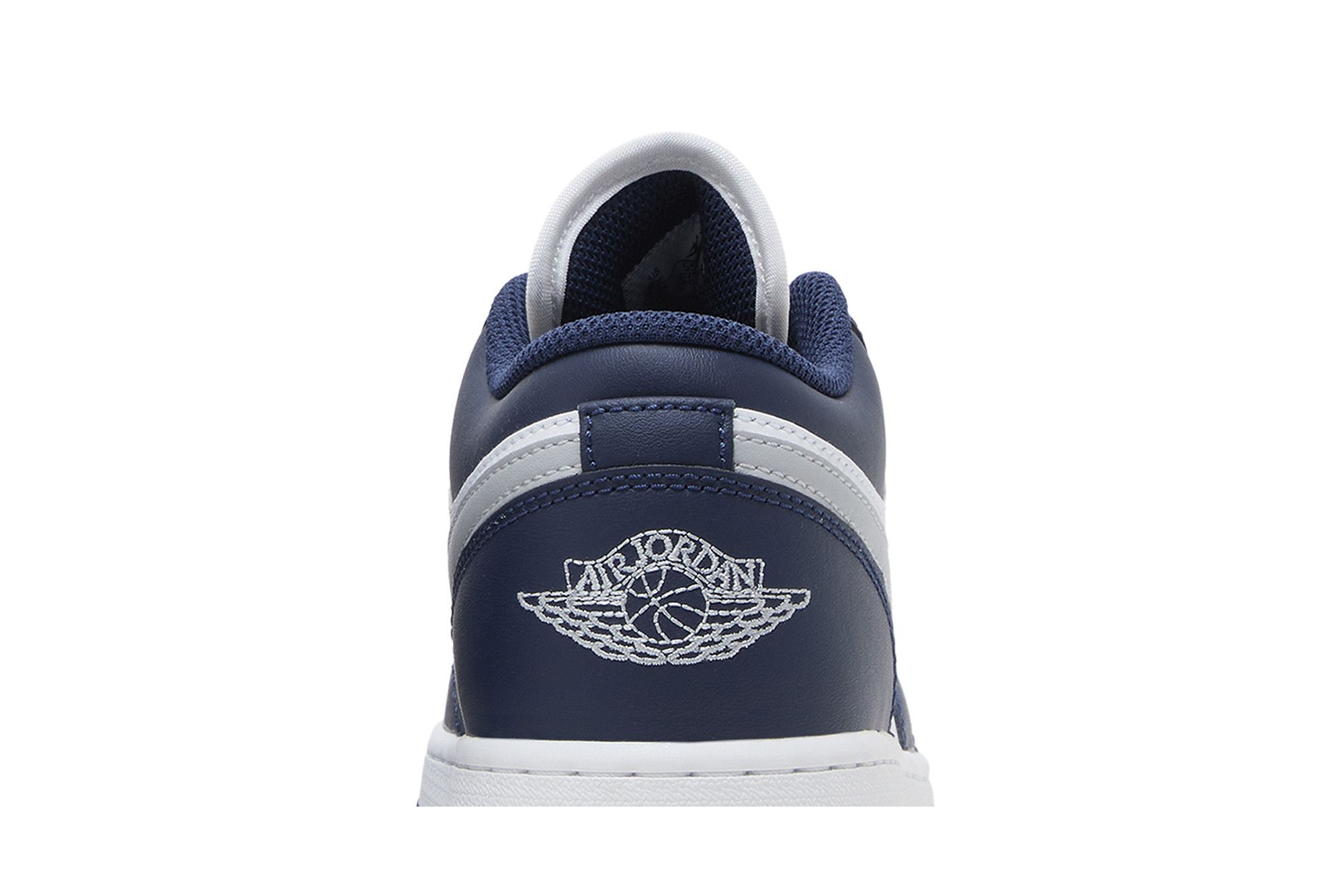 Buy Air Jordan 1 Low GS 'Midnight Navy Wolf Grey' - 553560 141 | GOAT