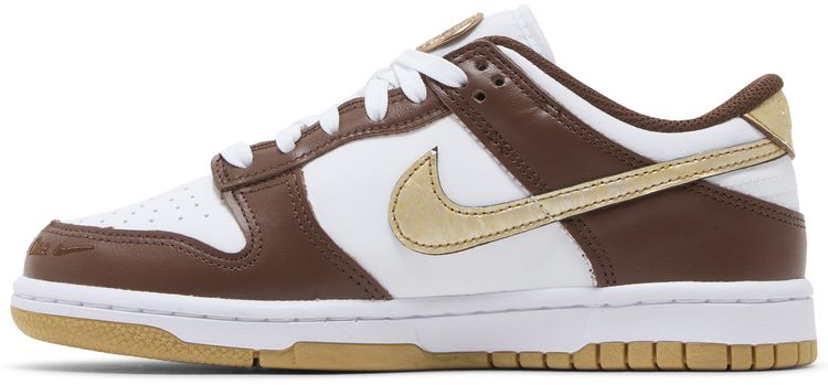 Nike Dunk Low GS Cacao Wow Metallic Gold