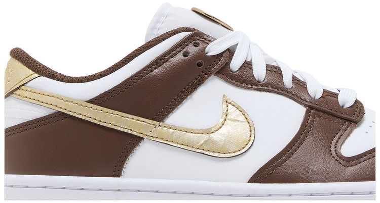 Nike Dunk Low GS Cacao Wow Metallic Gold